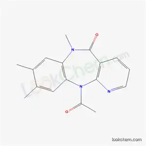 Molecular Structure of 132686-92-1 (11-acetyl-6,8,9-trimethyl-6,11-dihydro-5H-pyrido[2,3-b][1,5]benzodiazepin-5-one)