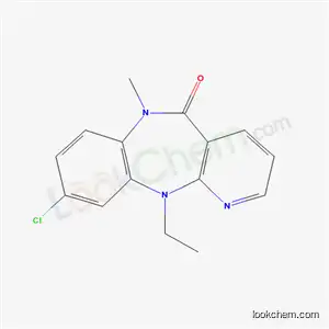 Molecular Structure of 133626-95-6 (9-chloro-11-ethyl-6-methyl-6,11-dihydro-5H-pyrido[2,3-b][1,5]benzodiazepin-5-one)
