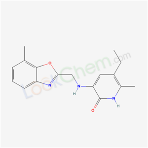 3-[(7-METHYL-BENZOXAZOL-2-YLMETHYL)AMINO]-5-ETHYL-6-METHLPYRIDIN-2(1H)-ONE