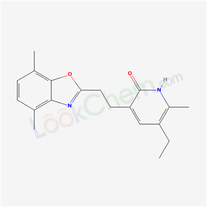 3-[2-(4,7-DIMETHYLBENZOXAZOL-2-YL)ETHYL]-5-ETHYL-6-METHYLPYRIDIN-2(1H)-ONE