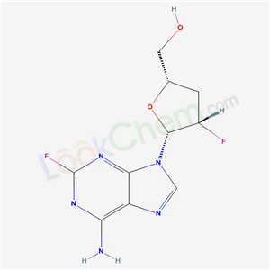 2-FLUORO-9-(2,3-DIDEOXY-2-FLUORO-SS-D-ARABINOFURANOSYL)-9H-PURIN-6-AMINE