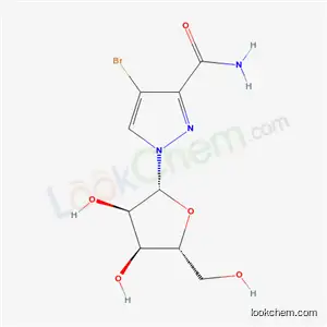 4-bromo-1-(beta-D-ribofuranosyl)-1H-pyrazole-3-carboxamide