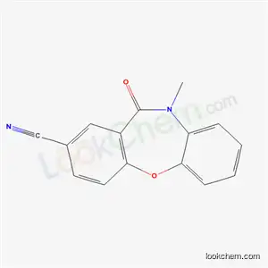 Molecular Structure of 140412-85-7 (10-methyl-11-oxo-10,11-dihydrodibenzo[b,f][1,4]oxazepine-2-carbonitrile)