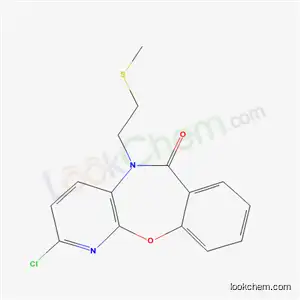 Molecular Structure of 134369-51-0 (2-chloro-5-[2-(methylsulfanyl)ethyl]pyrido[2,3-b][1,4]benzoxazepin-6(5H)-one)