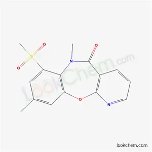 Molecular Structure of 140413-36-1 (6,9-dimethyl-7-(methylsulfonyl)pyrido[2,3-b][1,5]benzoxazepin-5(6H)-one)