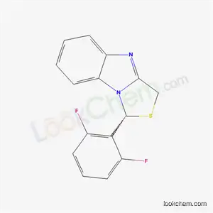 Molecular Structure of 194161-13-2 ((1R)-1-(2,6-difluorophenyl)-3H-[1,3]thiazolo[3,4-a]benzimidazole)