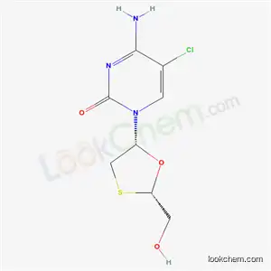 4-amino-5-chloro-1-[(2S,5R)-2-(hydroxymethyl)-1,3-oxathiolan-5-yl]pyrimidin-2(1H)-one
