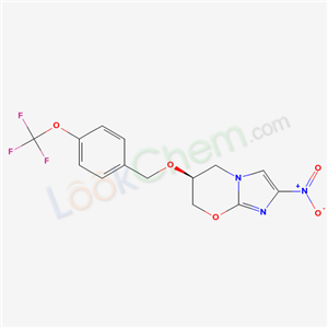 PA-824;(S)-6-(4-(trifluoromethoxy)benzyloxy)-2-nitro-6,7-dihydro-5H-imidazo[2,1-b][1,3]oxazine