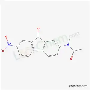 Molecular Structure of 7151-59-9 (N-(7-nitro-9-oxo-9H-fluoren-2-yl)acetamide)