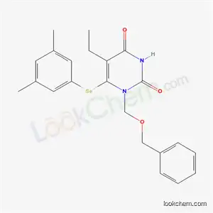 1-[(benzyloxy)methyl]-6-[(3,5-dimethylphenyl)selanyl]-5-ethylpyrimidine-2,4(1H,3H)-dione