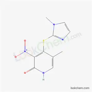 5-methyl-4-[(1-methyl-1H-imidazol-2-yl)sulfanyl]-3-nitropyridin-2(1H)-one