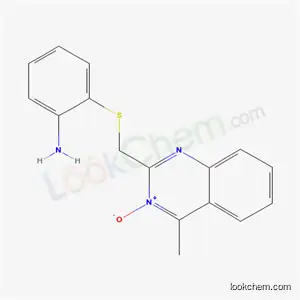 Molecular Structure of 6327-42-0 (2-{[(2-aminophenyl)sulfanyl]methyl}-4-methyl-3-oxo-3,4-dihydroquinazolin-3-ium)