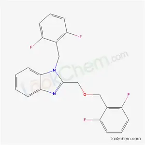 1-(2,6-difluorobenzyl)-2-{[(2,6-difluorobenzyl)oxy]methyl}-1H-benzimidazole