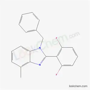 1-benzyl-2-(2,6-difluorophenyl)-4-methyl-1H-benzimidazole