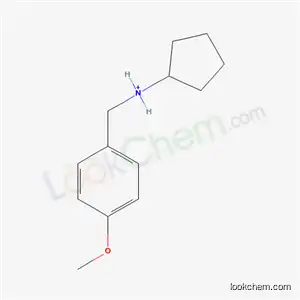 Cyclopentyl-[(4-methoxyphenyl)methyl]azanium