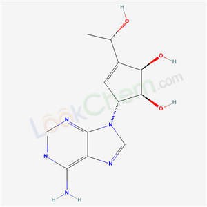 3-CYCLOPENTENE-1,2-DIOL,5-(6-AMINO-9H-PURIN-9-YL)-3-[(1S)-1-HYDROXYETHYL]-,(1S,2R,5R)-