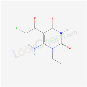 6-AMINO-5-(CHLOROACETYL)-1-ETHYLPYRIMIDINE-2,4(1H,3H)-DIONE