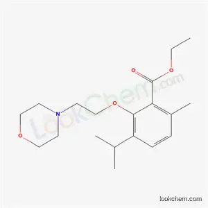 3-(2-모르폴리노에톡시)-p-사이멘-2-카르복실산 에틸 에스테르