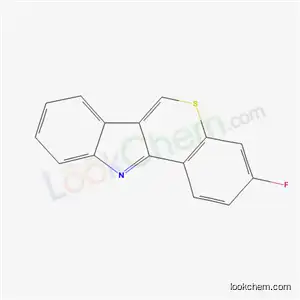 Molecular Structure of 52831-50-2 (3-fluorothiochromeno[4,3-b]indole)