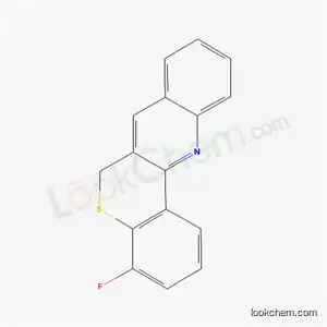 Molecular Structure of 52831-58-0 (4-FLUORO-6H-(1)BENZOTHIOPYRANO(4,3-b)QUINOLINE			)