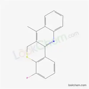 Molecular Structure of 52831-60-4 (4-FLUORO-7-METHYL-6H-(1)BENZOTHIO-PYRANO(4,3-b)QUINOLINE			)