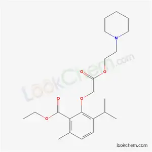 (2-에 톡시 카르 보닐 -6- 이소 프로필 -3- 메틸 페녹시) 아세트산 2- 피 페리 디노 에틸 에스테르