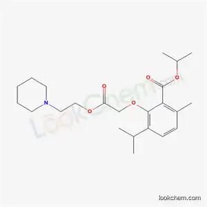 (2-イソプロポキシカルボニル-6-イソプロピル-3-メチルフェノキシ)酢酸2-ピペリジノエチル