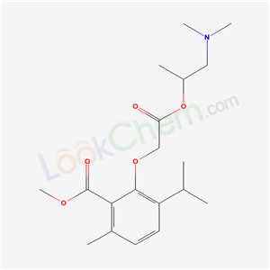 methyl 2-(1-dimethylaminopropan-2-yloxycarbonylmethoxy)-6-methyl-3-propan-2-yl-benzoate