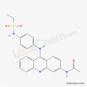 Molecular Structure of 53221-97-9 (N-[4-[(3-Acetylamino-9-acridinyl)amino]phenyl]ethanesulfonamide)