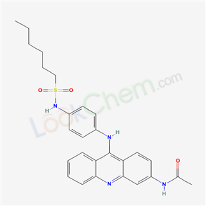 N-[4-[(3-Acetylamino-9-acridinyl)amino]phenyl]-1-hexanesulfonamide