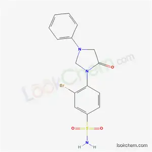 1-(o-ブロモ-p-スルファモイルフェニル)-3-フェニル-5-イミダゾリジノン