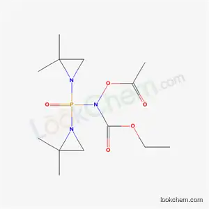Molecular Structure of 54805-59-3 (N-Acetyloxy-N-[bis(2,2-dimethyl-1-aziridinyl)phosphinyl]carbamic acid ethyl ester)