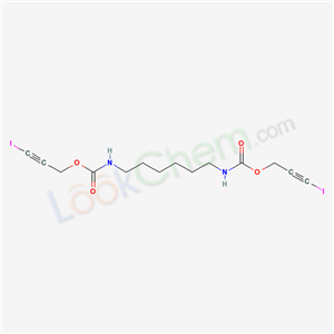 N,N'-Hexamethylenebis(carbamic acid 3-iodo-2-propynyl) ester