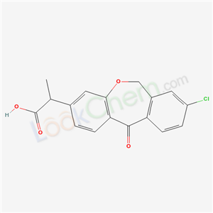 6,11-Dihydro-8-chloro-α-methyl-11-oxodibenz[b,e]oxepine-3-acetic acid