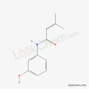 Molecular Structure of 55791-96-3 (N-(3-Hydroxyphenyl)-3-methyl-2-butenamide)