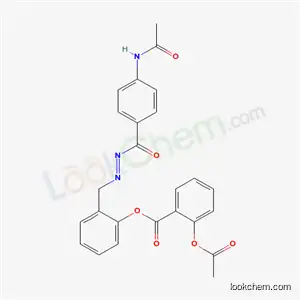2-Acetyloxybenzoic acid 2-[[2-[4-(acetylamino)benzoyl]hydrazono]methyl]phenyl ester