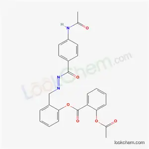 2-아세틸옥시벤조산 2-[[2-[4-(아세틸아미노)벤조일]히드라조노]메틸]페닐 에스테르