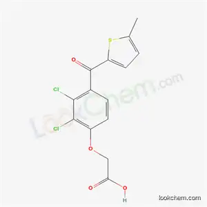Molecular Structure of 55901-70-7 (2,3-Dichloro-4-(5-methyl-2-thenoyl)phenoxyacetic acid)