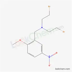 N,N-비스(2-브로모에틸)-2-메톡시-5-니트로벤질아민