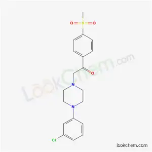2-[4-(3-chlorophenyl)piperazin-1-yl]-1-[4-(methylsulfonyl)phenyl]ethanone