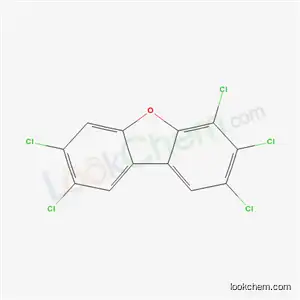 Molecular Structure of 57117-31-4 (2,3,4,7,8-Pentachlorodibenzofuran)