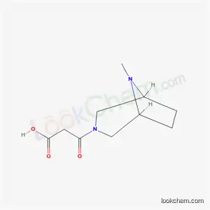 Molecular Structure of 57269-17-7 (3-(Carboxyacetyl)-8-methyl-3,8-diazabicyclo[3.2.1]octane)