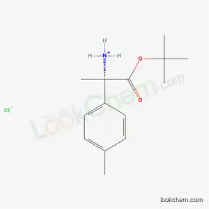 Molecular Structure of 57469-92-8 ((2S)-1-tert-butoxy-2-(4-methylphenyl)-1-oxopropan-2-aminium chloride)