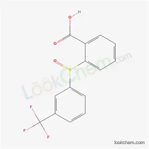 Molecular Structure of 58844-70-5 (2-[(3-Trifluoromethylphenyl)sulfinyl]benzoic acid)