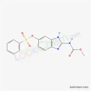 Molecular Structure of 59206-66-5 (2-[(methoxycarbonyl)amino]-1H-benzimidazol-6-yl benzenesulfonate)