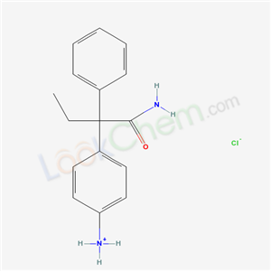 [4-(1-amino-1-oxo-2-phenylbutan-2-yl)phenyl]azanium chloride