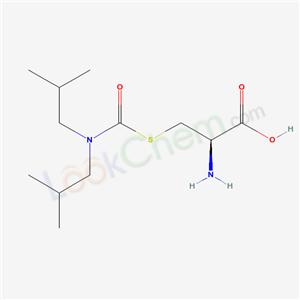 (2R)-2-amino-3-[bis(2-methylpropyl)carbamoylsulfanyl]propanoic acid
