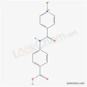 Molecular Structure of 62833-96-9 (4-{[(1-oxidopyridin-4-yl)carbonyl]amino}benzoic acid)