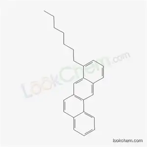 Molecular Structure of 63019-32-9 (8-heptyltetraphene)