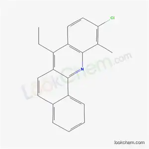 Molecular Structure of 63019-53-4 (10-Chloro-7-ethyl-11-methylbenz[c]acridine)